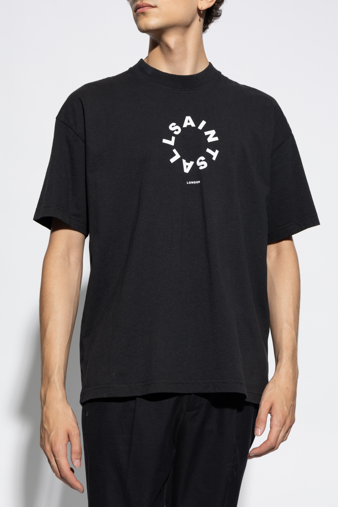 Czarny T-shirt `Tierra` AllSaints - Vitkac Polska